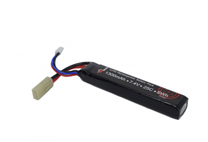 AIRSOFT 7.4V 1300MAH 25C LIPO STICK BATTERY WITH CASE LP301 VAPEXTECH-0
