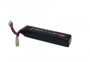 AIRSOFT 11.1V 1300MAH 25C LIPO BATTERY WITH CASE LP303 VAPEXTECH-0