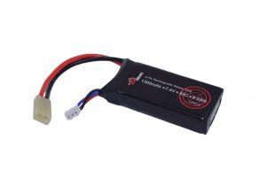 AIRSOFT 7.4V 1300MAH 30C LIPO BATTERY WITH CASE LP013 VAPEXTECH-0