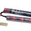 8.4V 1600MAH 2/3A NIMH MINI BATTERY AIRSOFT VAPEXTECH 2 LEG-0