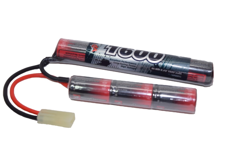 8.4V 1600MAH 2/3A NIMH MINI BATTERY AIRSOFT VAPEXTECH 2 LEG-0