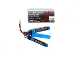 9,9V BATTERY, 1400 MAH, LI-FE, STICKS-0