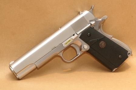 1911 WITH MATTE CHROME SLIDE-0