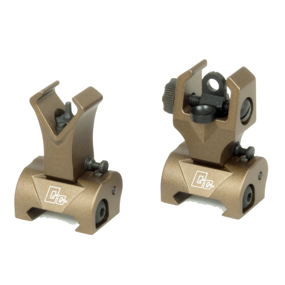 G&G Airsoft G&G Flip Up Sights Tan-0