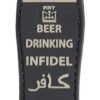 BEER DRINKING INFIDEL PATCH (BLACK)-0