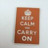 KEEP CALM AND CARRY ON [VERMILLION] PATCH-0