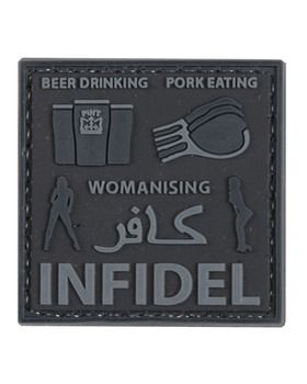 PORK, INFIDEL PATCH (BLACK)-0