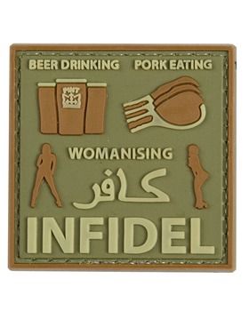 PORK, INFIDEL PATCH (OLIVE GREEN)-0