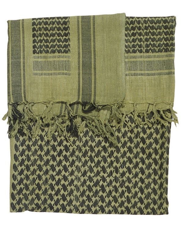 SHEMAGH - BLACK & GREEN-0