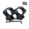 MEDIUM PROFILE SCOPE MOUNTS 30MM RINGS FOR 11MM DOVETAIL RAIL-0