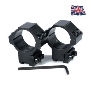 MEDIUM PROFILE SCOPE MOUNTS 30MM RINGS FOR 11MM DOVETAIL RAIL-0