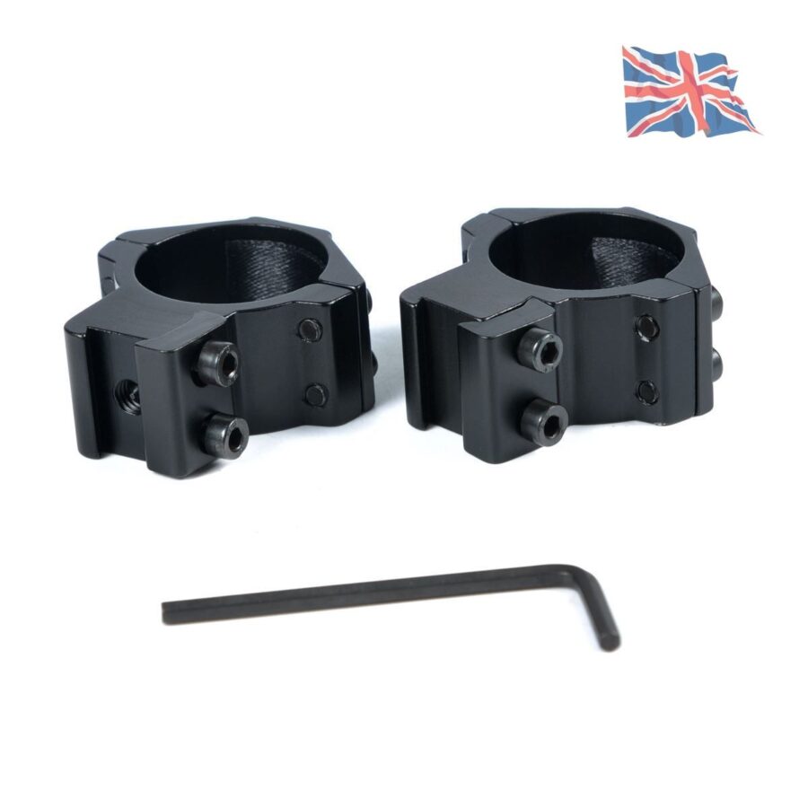 MEDIUM PROFILE SCOPE MOUNTS 30MM RINGS FOR 11MM DOVETAIL RAIL-2329