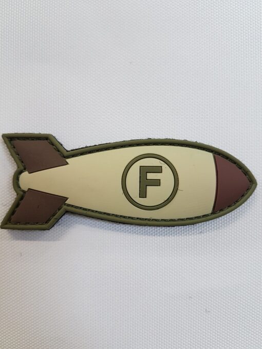 F Bomb Tan Patch-0