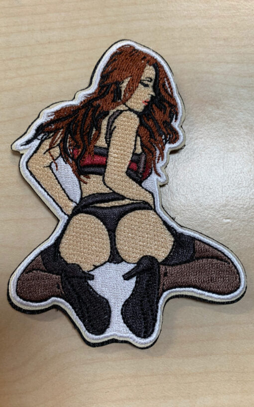 Sexy Girl with Stockings Patch