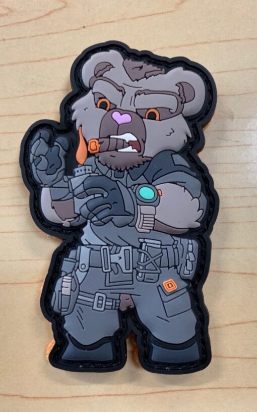 TICKLEBOMB TACTICAL TEDDY PATCH HIWEZ