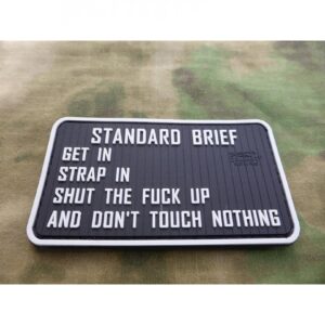 JTG STANDARD BRIEFING 3D RUBBER PATCH