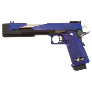 WE Hi-Capa Dragon 7" GBB Pistol Two Tone Blue
