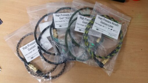 36 inch Custom High Pressure HPA Lines