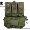 Emerson MOLLE Assault Back Panel with Triple M4 Mag Pouch For Vest Military Rig