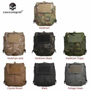 Emerson Tactical Pouch Zip On Panel For Vest CPC JPC AVS Military Airsoft Gear
