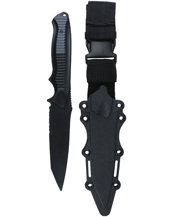 Tanto Plastic Airsoft Knife - Black