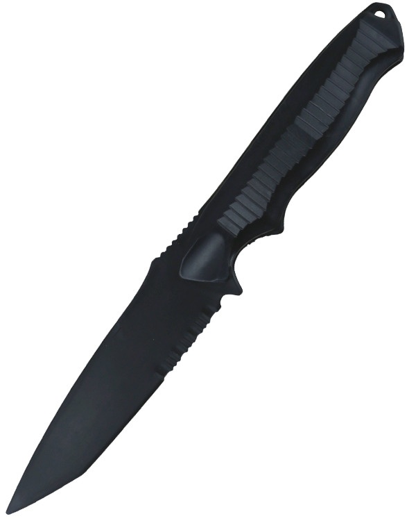 Tanto Plastic Airsoft Knife - Black