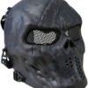 Skull Mesh Mask - Black