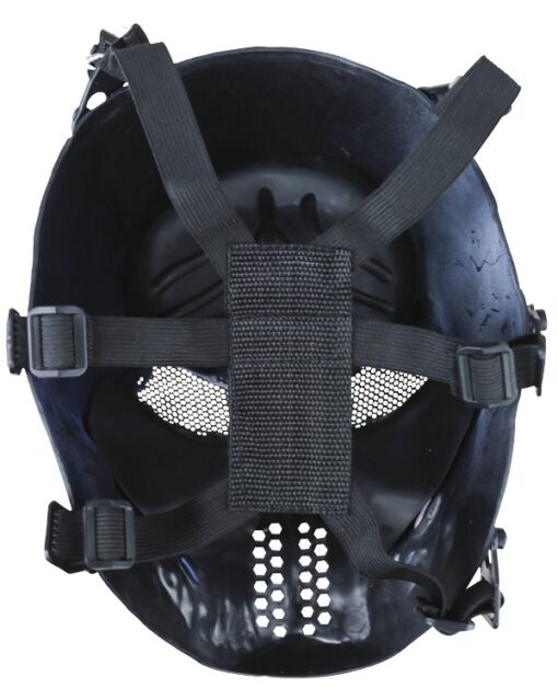 Skull Mesh Mask - Gun Metal Grey
