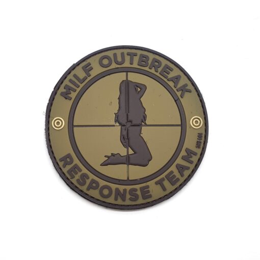 MILF Outbreak Response Team PVC Patch (Olive Green)