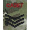 Cadet Rank Slides - Sergeant (pair)