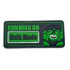 Running on Hulk Mode Tactical Morale PVC Patch Funny Airsoft Paintball Velcro