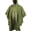 US Style Poncho - Olive Green