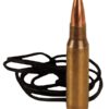 7.62 Leather Necklace - Brass