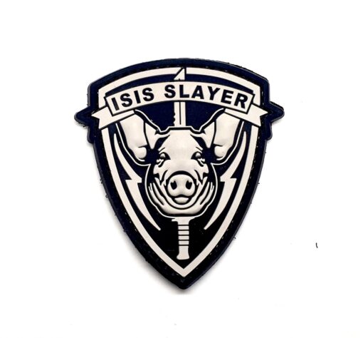 ISIS Slayer Morale Patch Pig Tactical PVC Airsoft