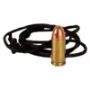 9mm Leather Necklace - Brass