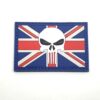 Punisher Skull British Flag PVC Patch #200