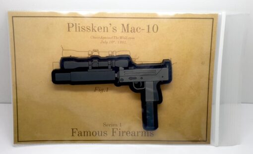 Plissken's Mac-10 Escape From New York PVC Patch