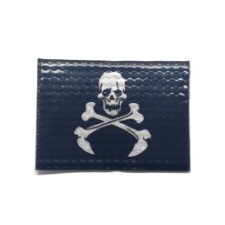 Reflective Skull and Crossbones Patch