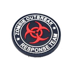 Zombie Outbreak PVC Patch Red