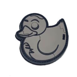 Zombie Duck PVC Patch Grey