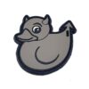 Devil Duck PVC Patch Grey