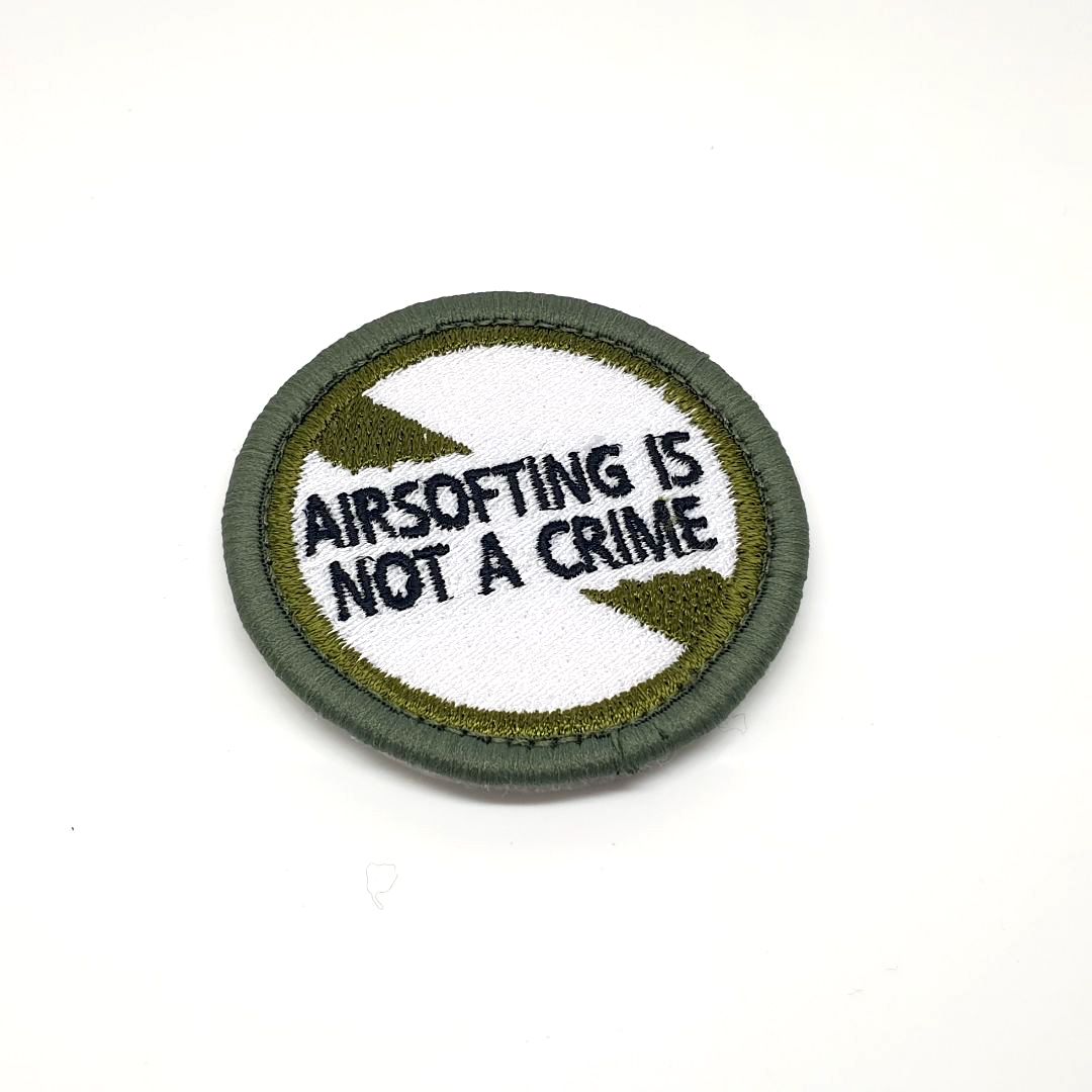 Airsofting Is Not A Crime Embroidered Patch
