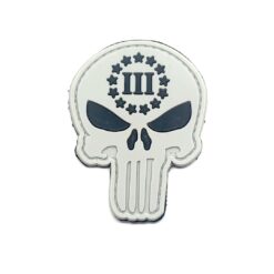 Punisher Skull 3 Percenter Patch