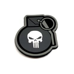 Punisher Skull Grenade PVC Patch