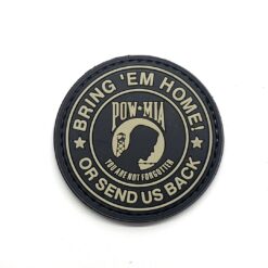 Bring 'em Home You Are Not Forgotten PVC Patch (Black)