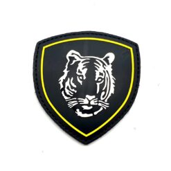Russian Tiger Shield Tactical Morale PVC Patch Funny Airsoft