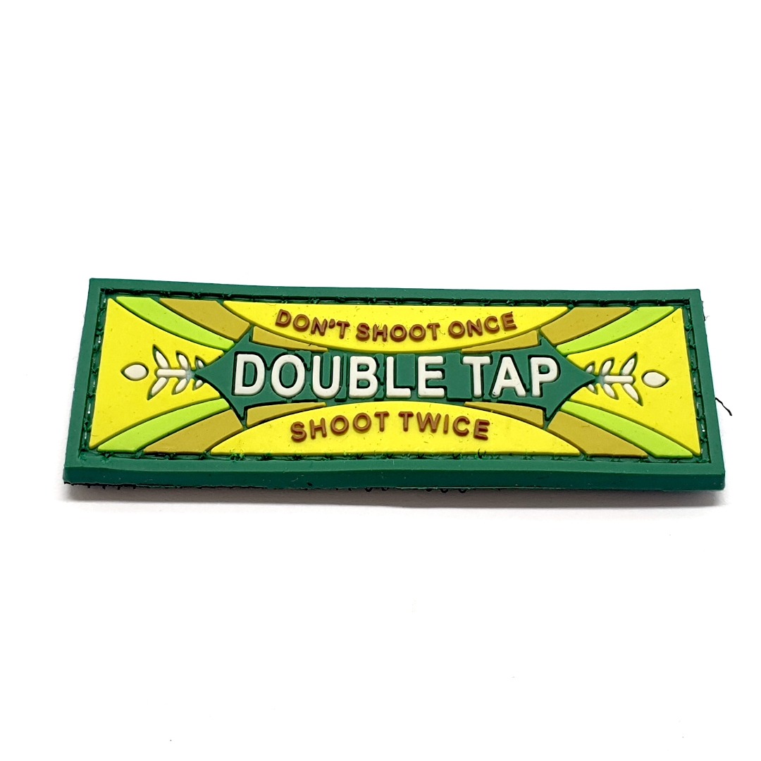 Double Tap Don't Shoot Once PVC Patch