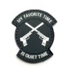 Favourite Time Is Quiet Time Small Tactical Morale Patch