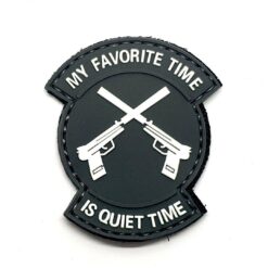 Favourite Time Is Quiet Time Small Tactical Morale Patch