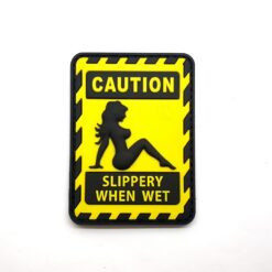Caution Slippery When Wet PVC Patch
